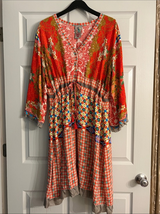 Johnny Was Dresses & Skirts - Johnny Was RAYNE patchwork dress XXL